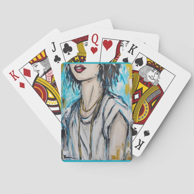 Anonymity 2 playing cards (Back)