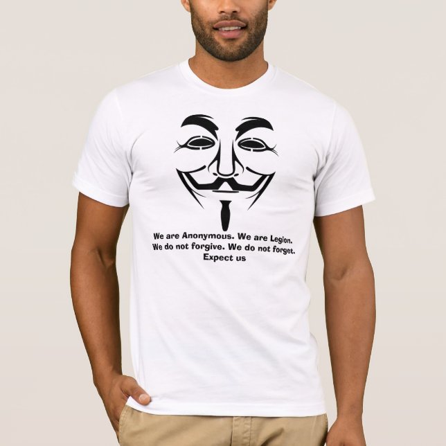 Anonymous Anti-Republican T Shirt (Front)