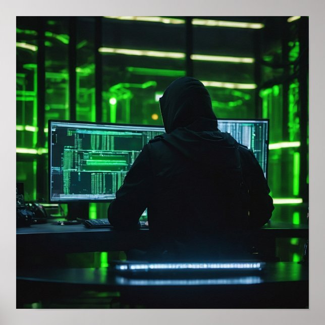 Anonymous Coding Hacker Poster (Front)