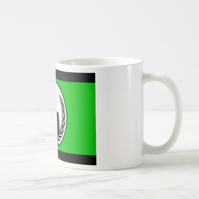 Anonymous flag coffee mug (Right)