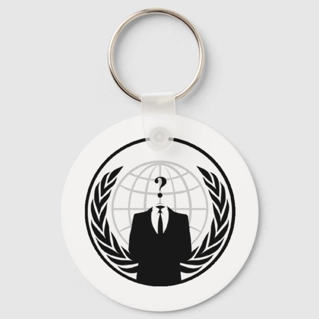 Anonymous International Logo Key Ring (Front)