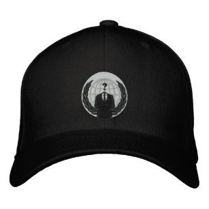 Anonymous logo embroidered hat