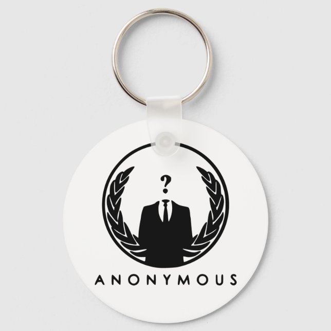 Anonymous Logo Key Ring (Front)