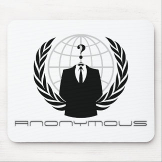 Anonymous Mousepad white