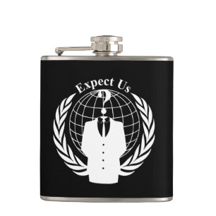 Anonymous seal hip flask