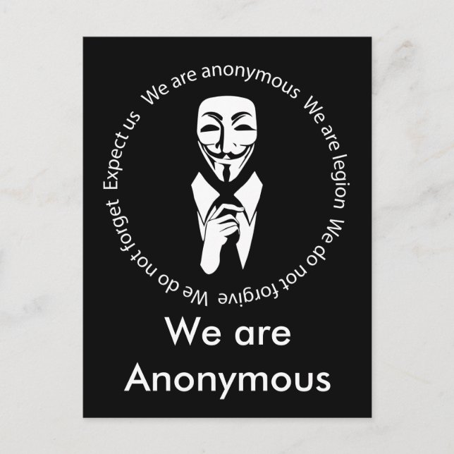 Anonymous seal postcard (Front)