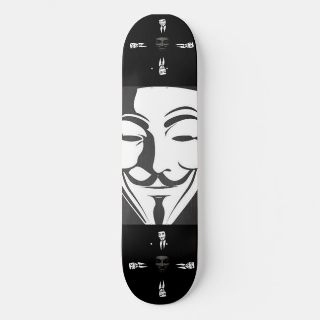 Anonymous Skateboard (Customisable) (Front)