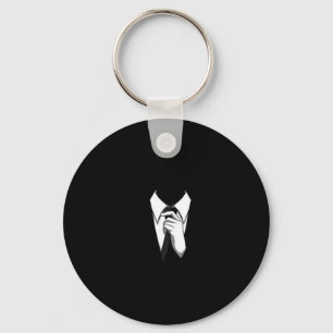 Anonymous Suit and Tie Key Ring