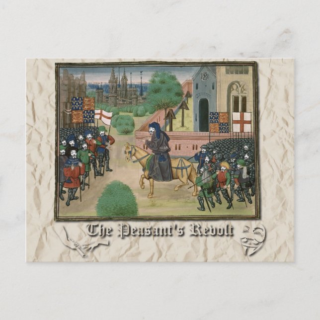 Anonymous: The Peasants' Revolt Postcard (Front)