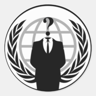 Anonywear Classic Round Sticker