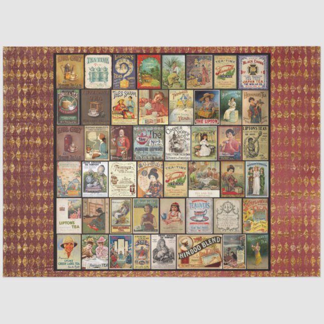 Another Alice in Wonderland Series Design 32 Tissue Paper (Front)