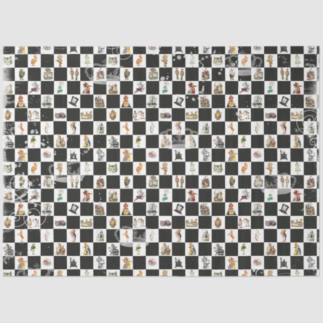 Another Alice in Wonderland Series Design 39 Tissue Paper (Front)