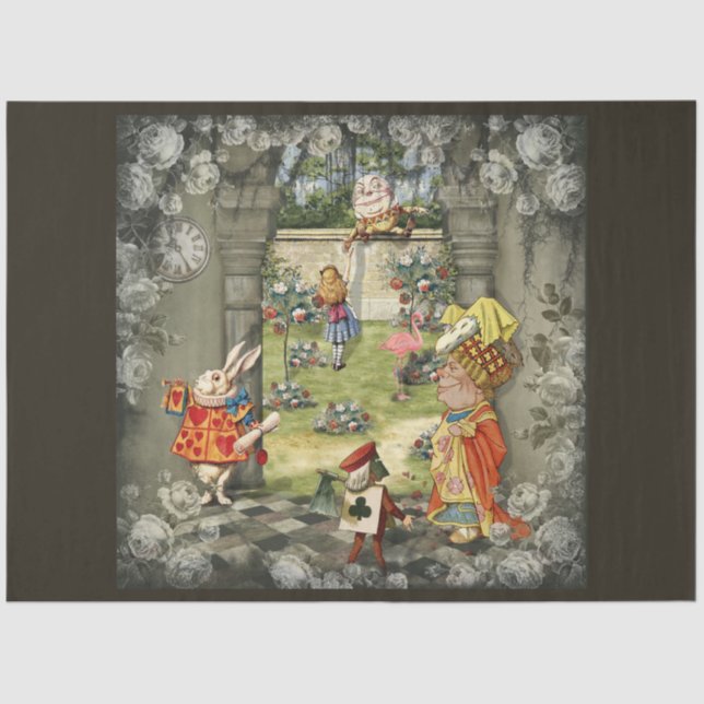 Another Alice in Wonderland Series Design 3 Tissue Paper (Front)