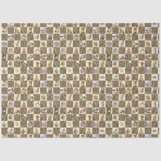 Another Alice in Wonderland Series Design 66 Tissue Paper (Front)