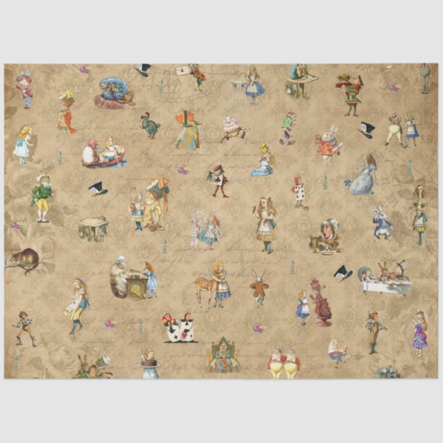 Another Alice in Wonderland Series Design 68 Tissue Paper (Front)