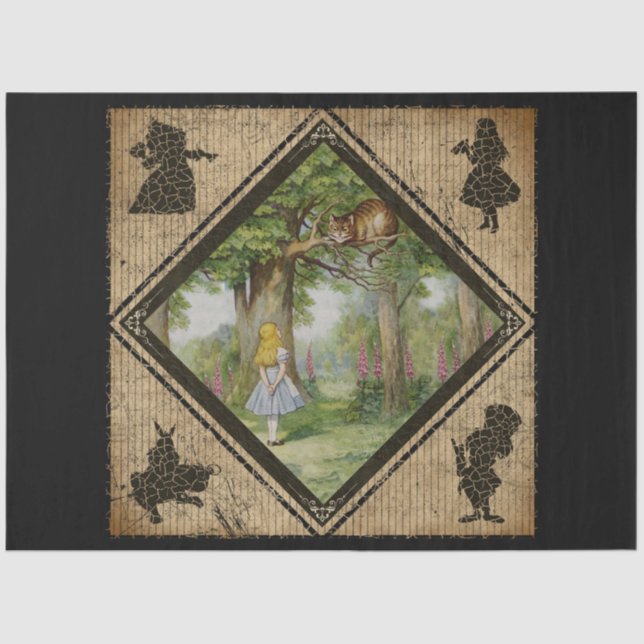 Another Alice in Wonderland Series Design 69 Tissue Paper (Front)