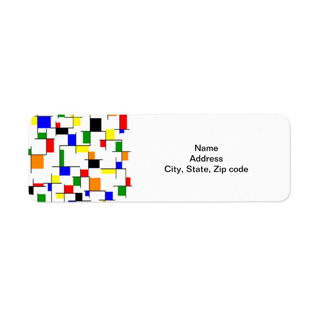 Another Bauhaus Return Address Label (Front)