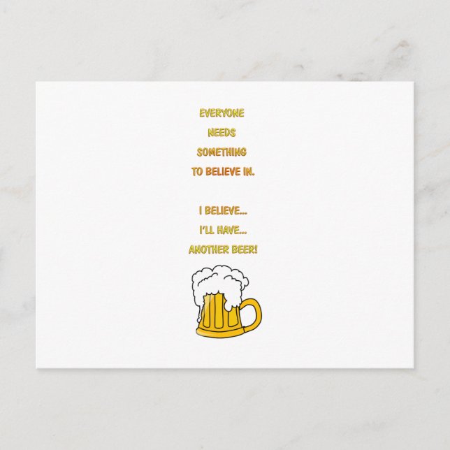 Another beer postcard (Front)
