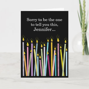 Another Birthday Getting Old Personalised Birthday Card