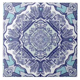 Another blue china inspired design Ceramic Tile