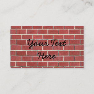 Another brick in the wall business card