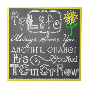 Another Chance Chalkboard Look CeramicTile Ceramic Tile