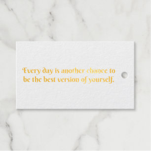Another Chance Foil Gift Tag
