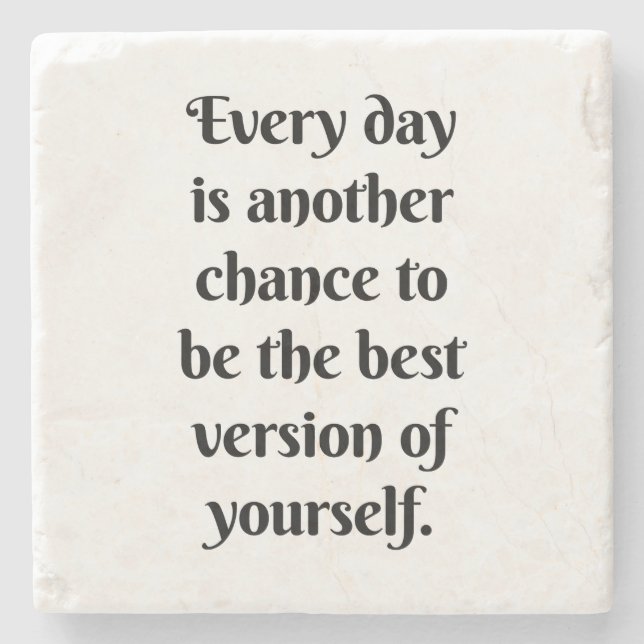 Another Chance Marble Stone Coaster (Front)