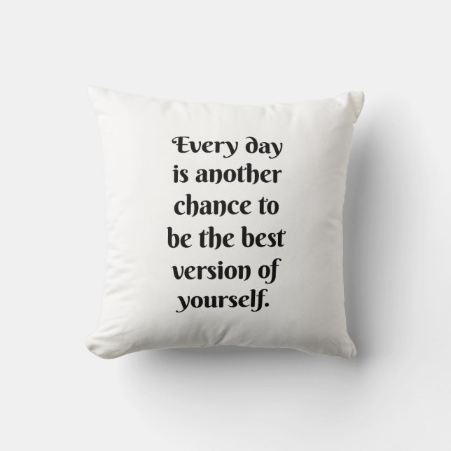 Another Chance Throw Pillow (Front)