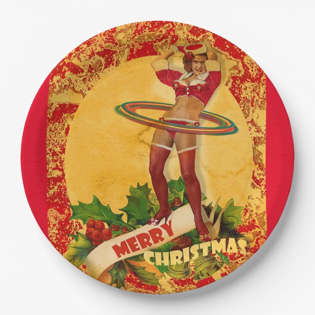  Another Christmas Pin-Up Paper Plate (Front)
