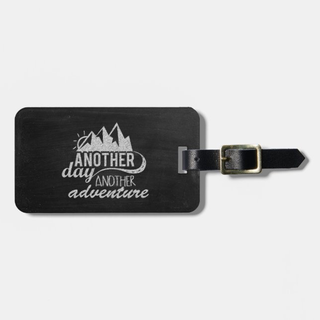 Another day another adventure luggage tag (Front Horizontal)