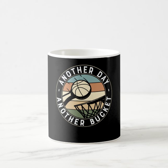 Another Day Another Bucket | Basketball Design Coffee Mug (Center)