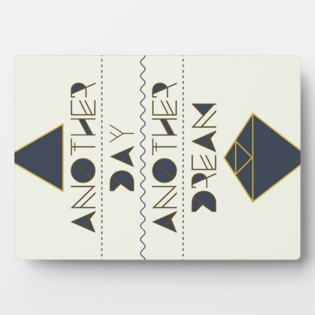 Another Day Another Dream Plaque (Front)