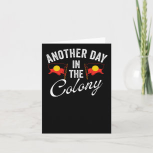 Another Day In The Colony - Australian Aboriginal Card