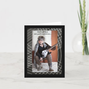 Another definition for 'new year resolutions' card