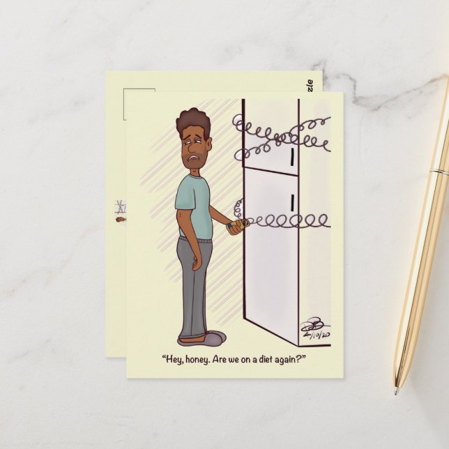 Another Diet Women's Postcard (Front/Back In Situ)