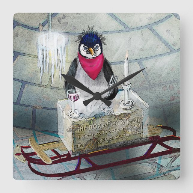 Another Frozen Dinner Wall Clock (Front)