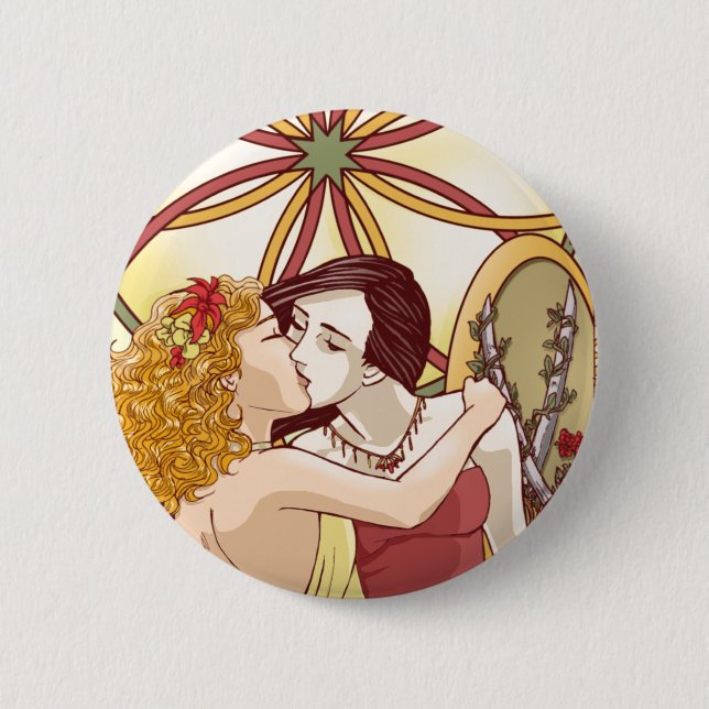 Another Girl's Paradise Button (Front)