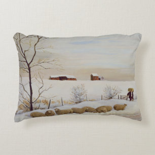 Another Hard Winter Decorative Cushion