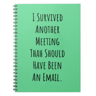 Another meeting notebook