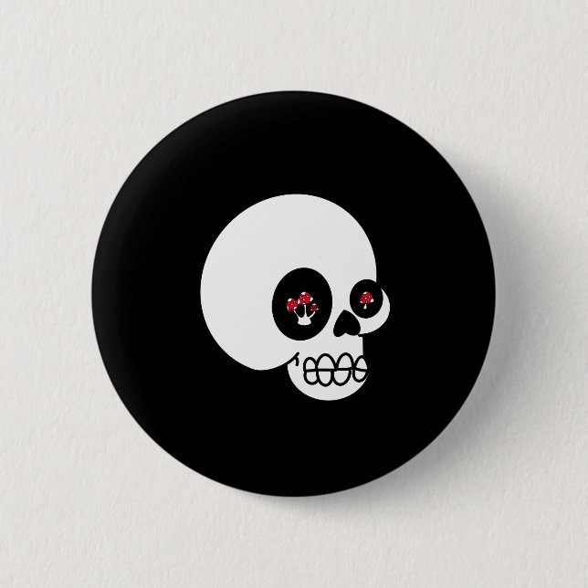 Another Mushroom Skull Button  (Front)