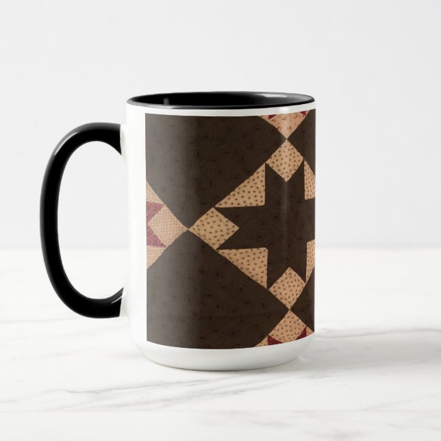 Another of Grandmas' Quilts Coffee Mugs (Left)