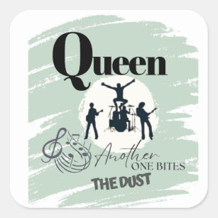 Queen Another One Bites The Dust 4 Album Cover Sticker