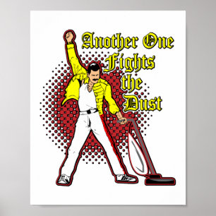 Another One Fights The Dust Pun Cleaning Poster