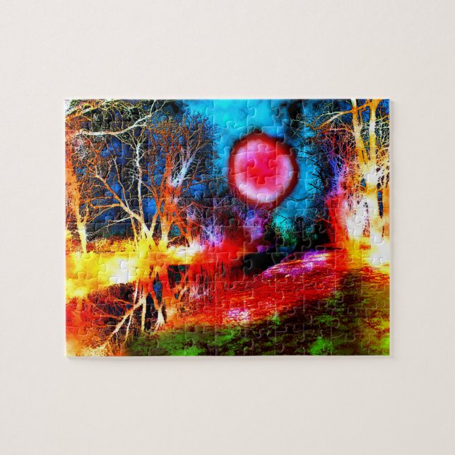 Another planet art jigsaw puzzle (Horizontal)