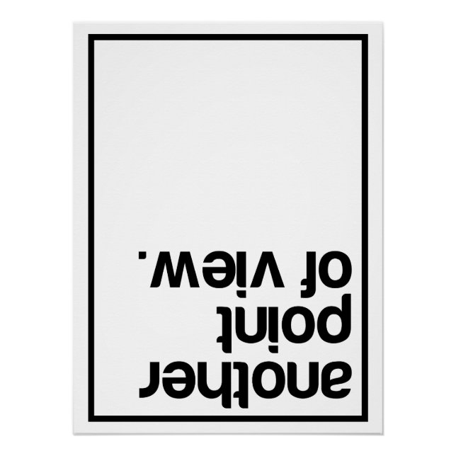 Another point of view poster (Front)