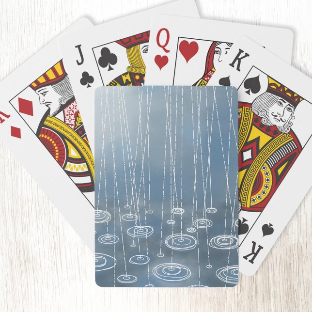 Another Rainy Day Painting Playing Cards (Rainy Weather art playing cards)