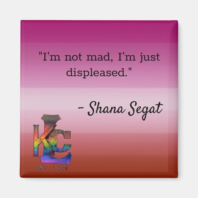 Another Shana quote magnet (Front)