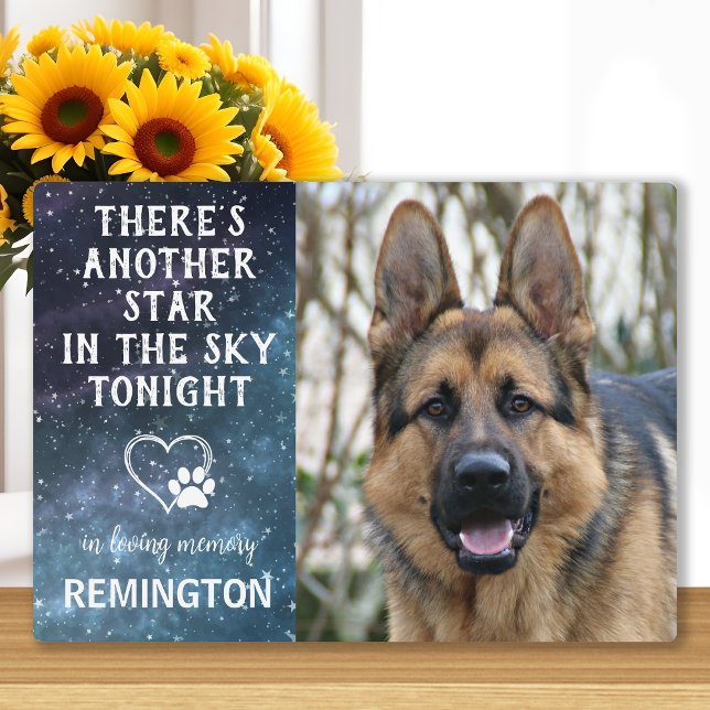 Another Star in the Sky - Custom Dog Pet Memorial Plaque (Creator Uploaded)