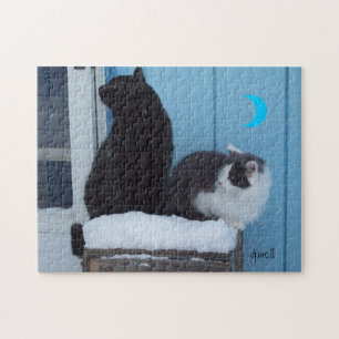 Another Storm Coming Cat Meme Jigsaw Puzzle